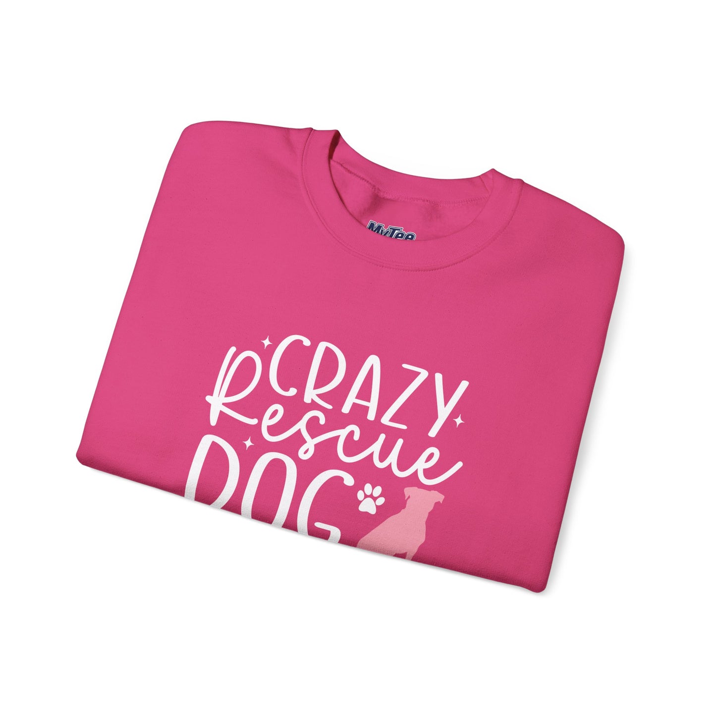 Crazy Rescue Dog Lady Sweatshirt | Dog Mom Crewneck