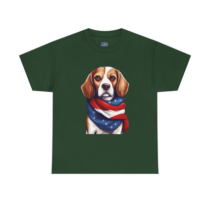 Patriotic Beagle Unisex T-Shirt