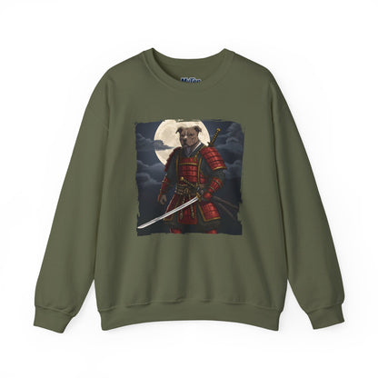 Pitbull Samurai Warrior Sweatshirt | Cozy Crewneck