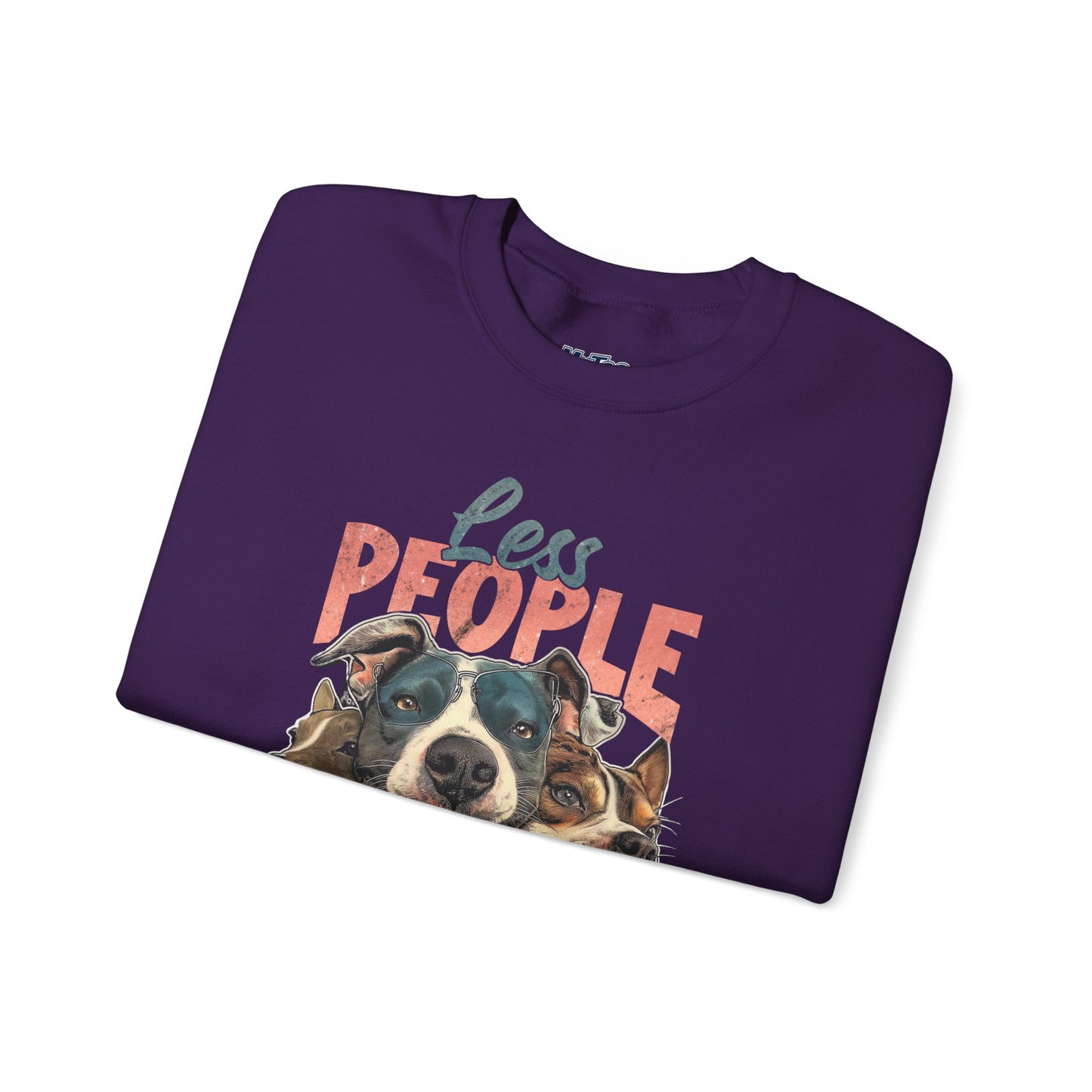 Less People More Dog Sweatshirt – Cozy Dog Lover Crewneck