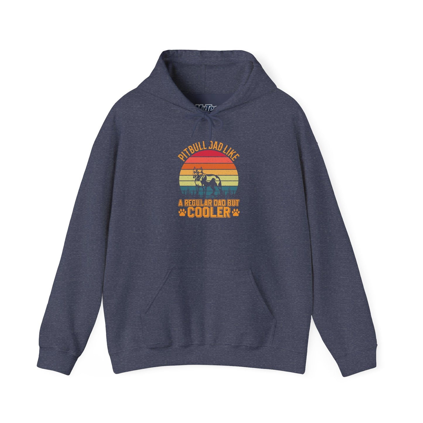 'Pitbull Dad Like A Regular Dad But Cooler' Cozy Hoodie