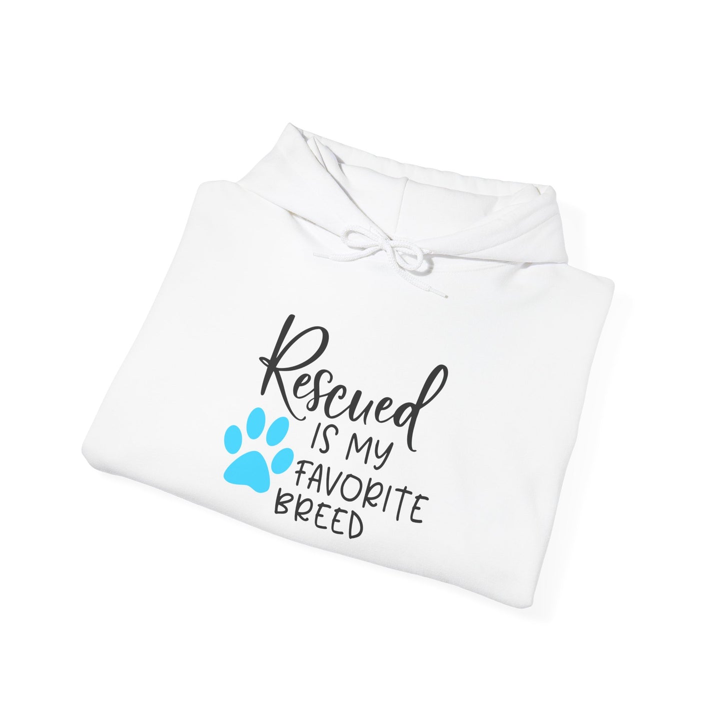 Rescued Is My Favorite Breed Unisex Hoodie – Shelter Dog Support