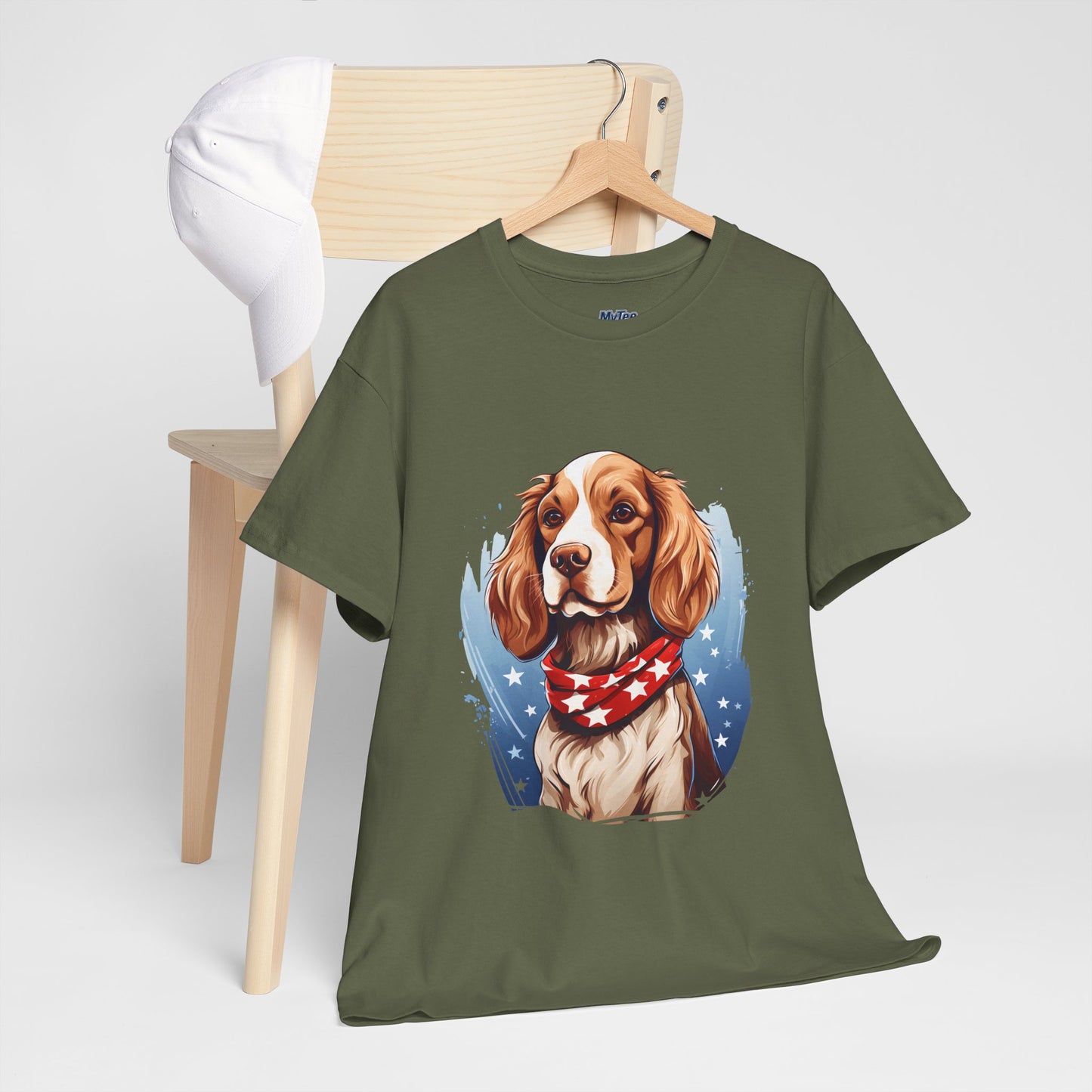 Patriotic Cocker Spaniel Unisex T-Shirt