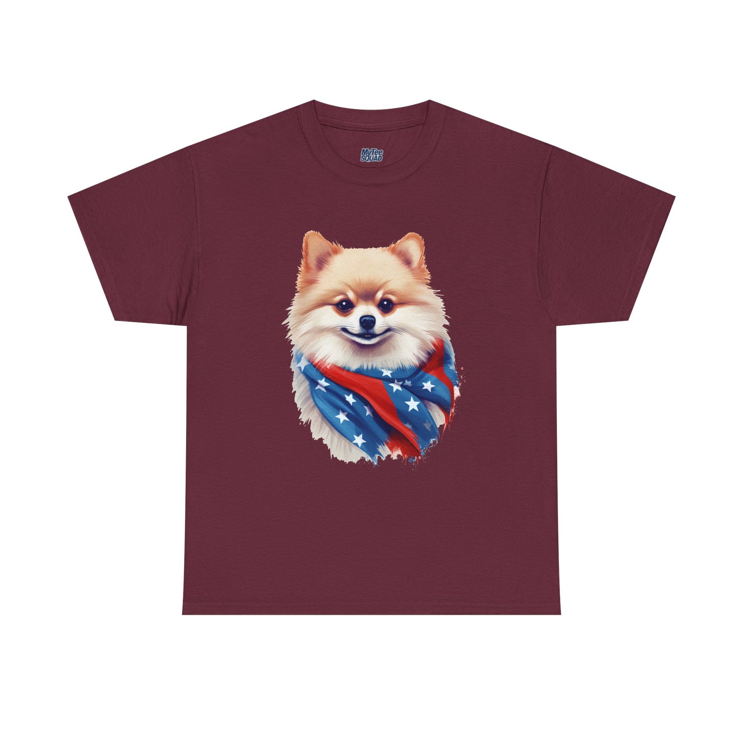 Patriotic pomeranian Unisex T-Shirt