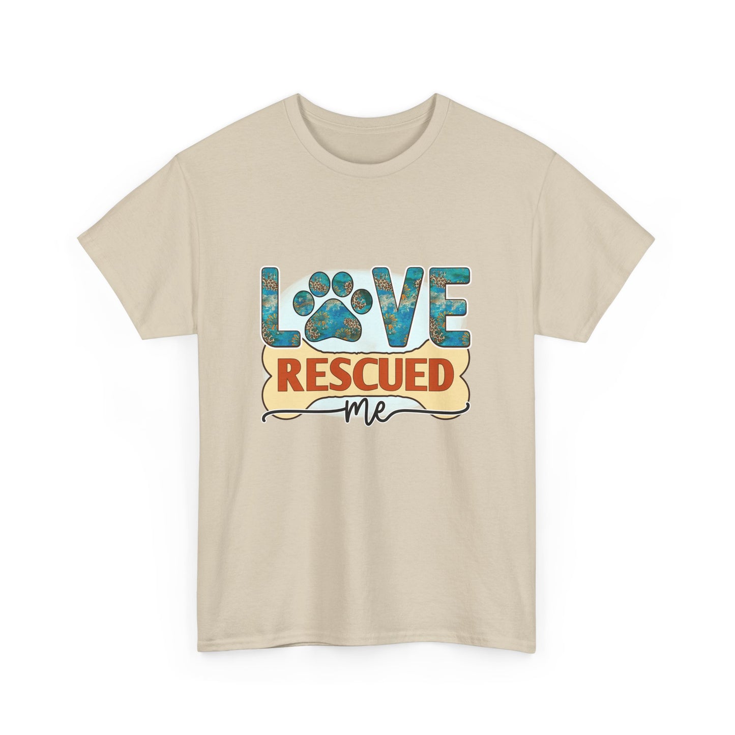 Love Rescued Me T-Shirt - Rescue Dogs Save Lives