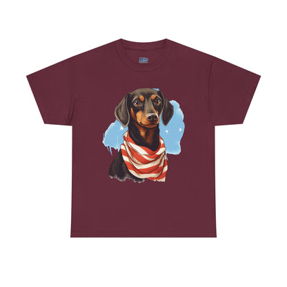 Patriotic Dachshund Unisex T-Shirt