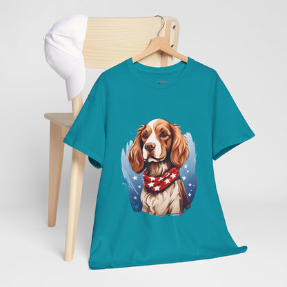 Patriotic Cocker Spaniel Unisex T-Shirt