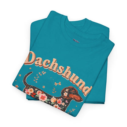 Dachshund Mama T-Shirt – Cute Floral Pup Lover Tee