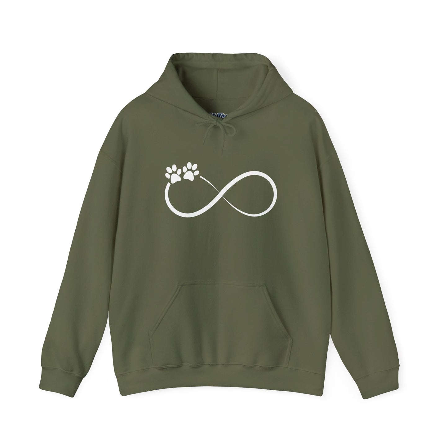 Infinity Paw Unisex Hoodie– Cozy & Timeless Love