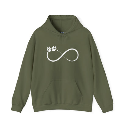Infinity Paw Unisex Hoodie– Cozy & Timeless Love