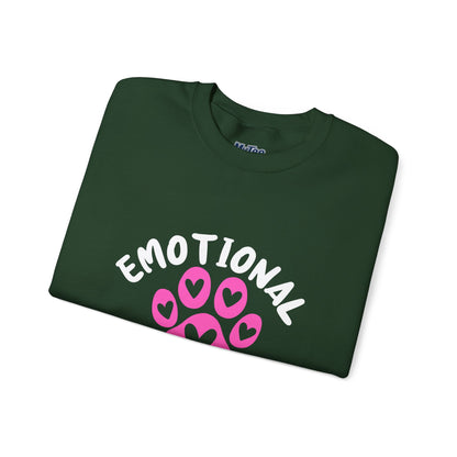 Emotional Eater Sweatshirt – Heart, Paws & Snacks