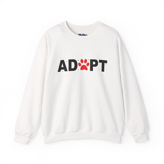 Adopt Themed Unisex Crewneck Sweatshirt - Comfortable Casual Wear