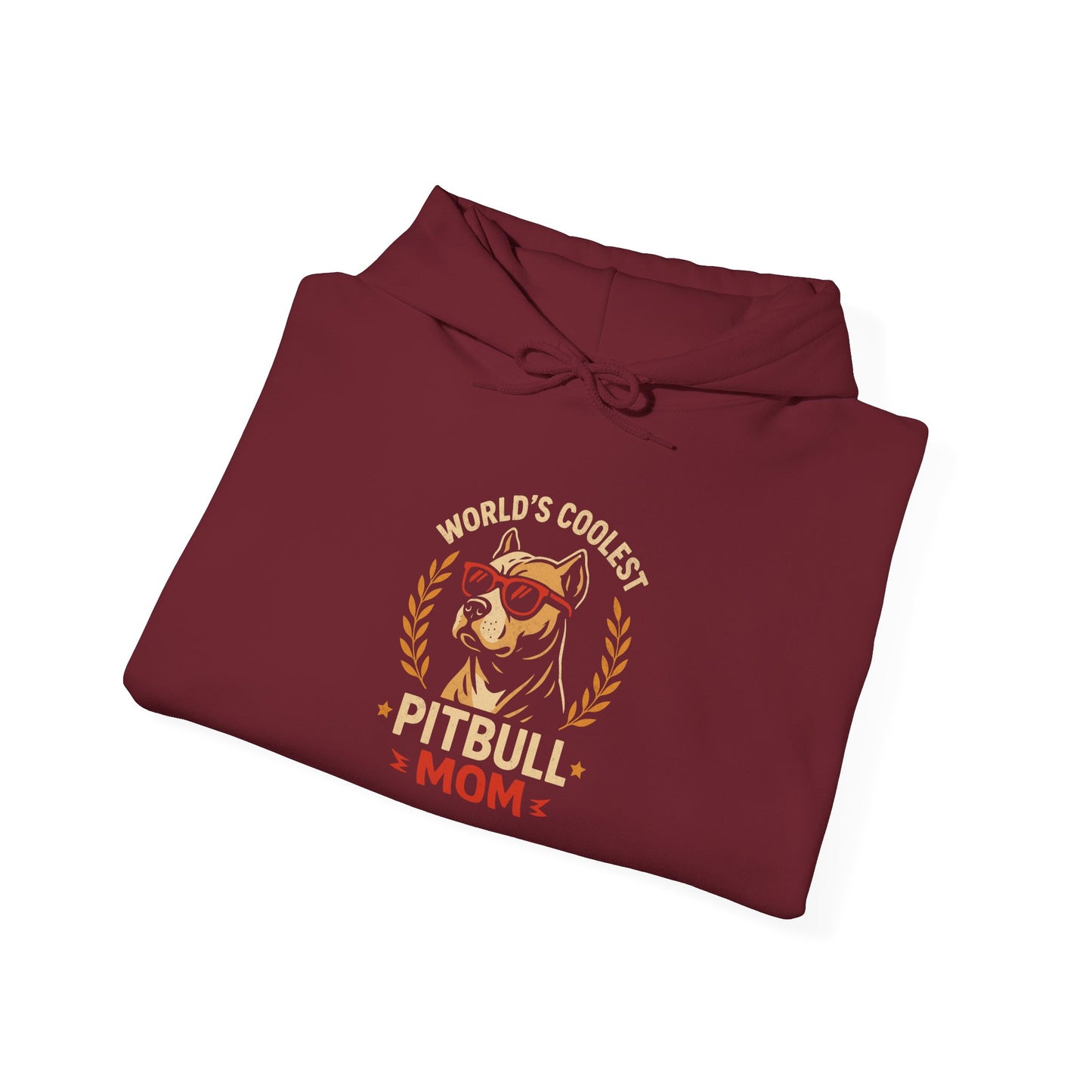 World's Coolest Pitbull Mom Hoodie | Perfect Gift for Dog Mama