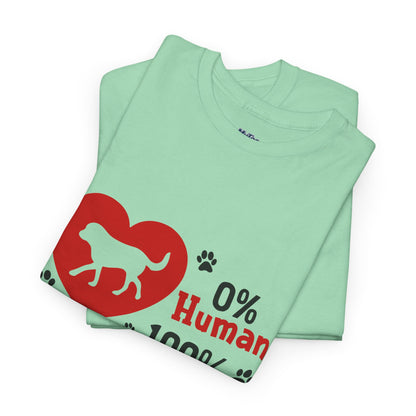 0 % Human, 100% Labrador Unisex T-Shirts