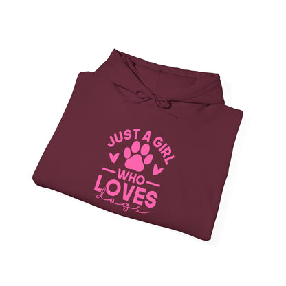 Just A Girl Who Loves Dogs Hoodie | Gift for Dog Mom