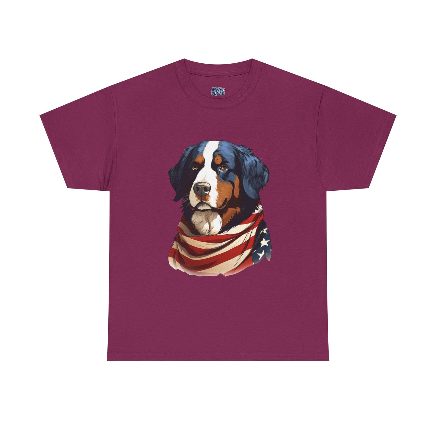 Patriotic Bernese Mountain Unisex T-Shirt