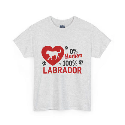 0% Human 100% Labrador Unisex T-Shirt