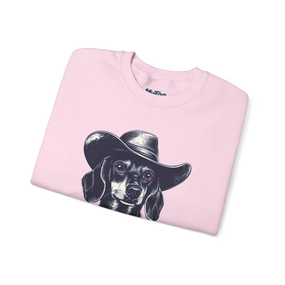 Dachshund Cowpoke Charm Sweatshirt – Soft Style With Attitude