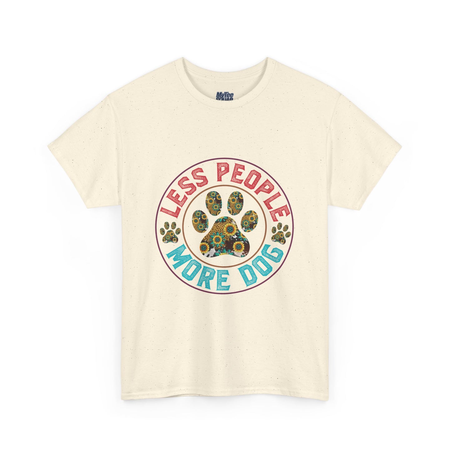 Less People More Dog Unisex Cotton T-Shirt