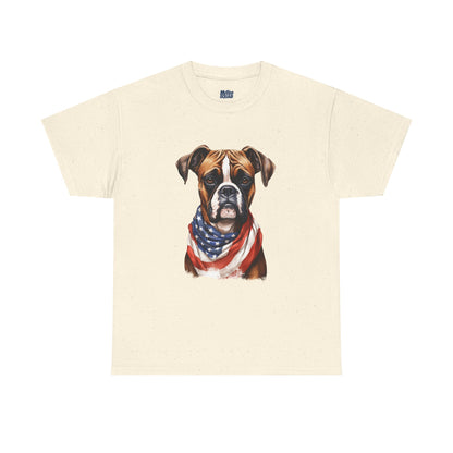 Patriotic Boxer Unisex T-Shirt