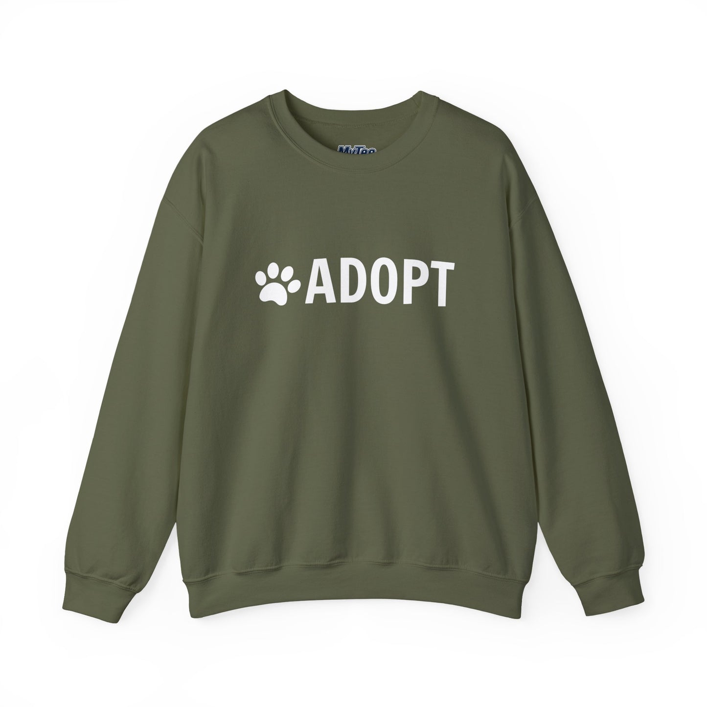 Adopt Pet Lover Crewneck Sweatshirt | Dog Rescue Inspired