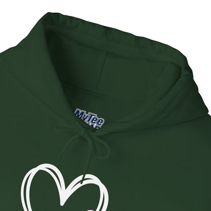 Minimal Paw Heart Unisex Hoodie – Dog Lover’s Comfort