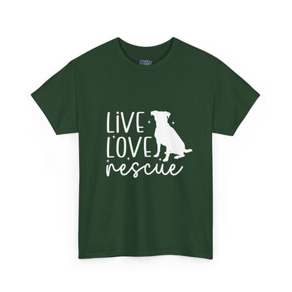 Live Love Rescue Dog Lover Unisex T-shirt
