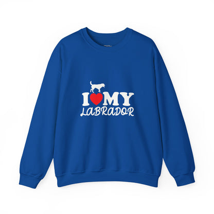 I Love My Labrador Unisex Sweatshirts | Show Your Dog Love in Style