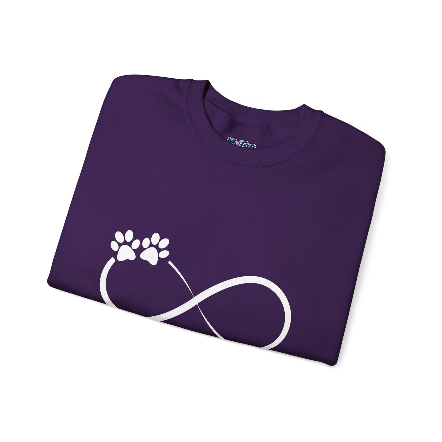 Infinity Paw Print Hoodie - Warm & Minimalist