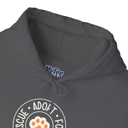 Rescue Adopt Foster Unisex Hoodie | Adoption Awareness