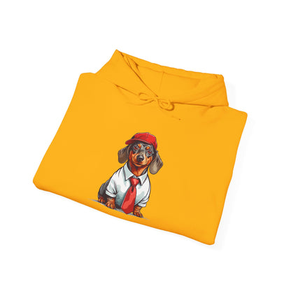 Dachshund Casual Boss Unisex Hoodie