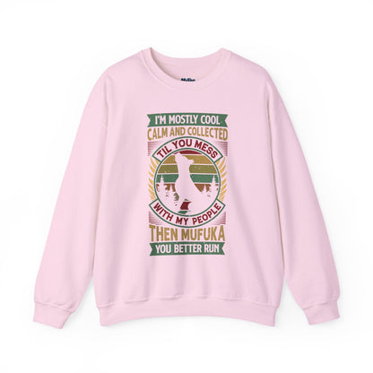 I'm Mostly Calm And Collected Pitbull Unisex Sweatshirts
