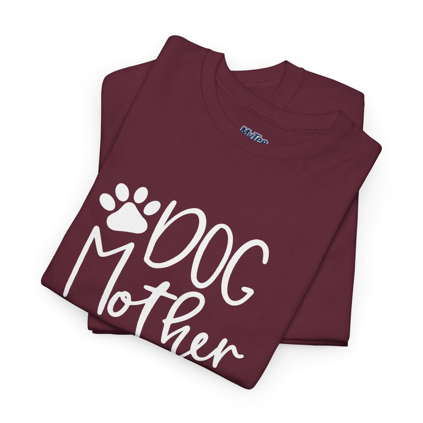 Dog Mother Wine Lover - Cotton T-Shirt