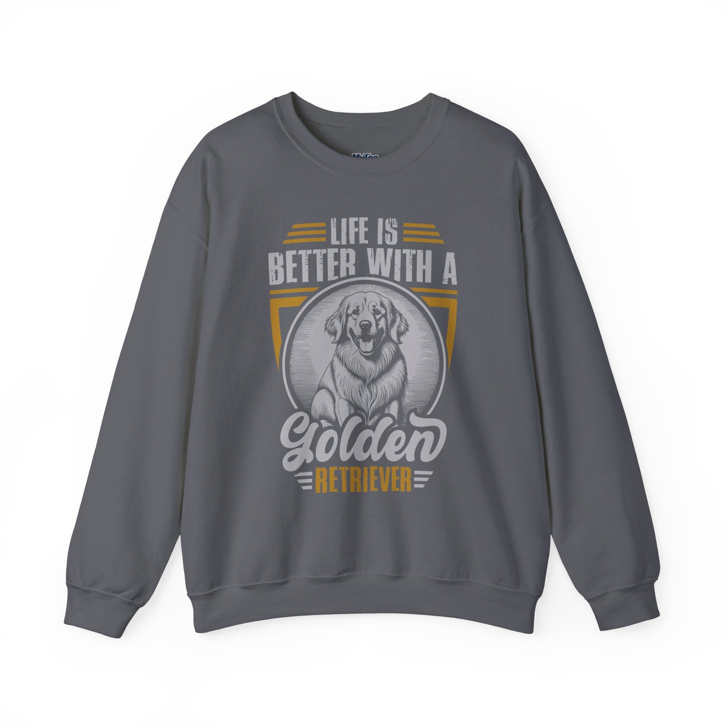 Life Is Better with a Golden Retriever Sweatshirt – Cozy Dog Lover Crewneck