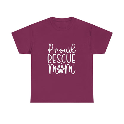 Proud Rescue Mom T-Shirt | Gift For Dog Mom