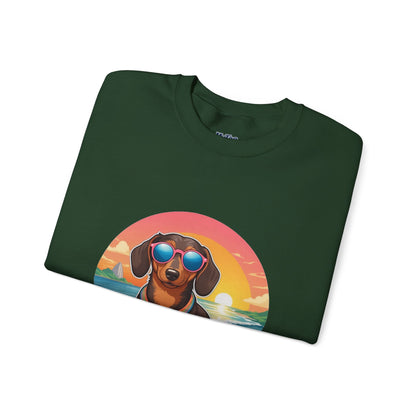 Dachshund Sunset Chill Unisex Sweatshirts