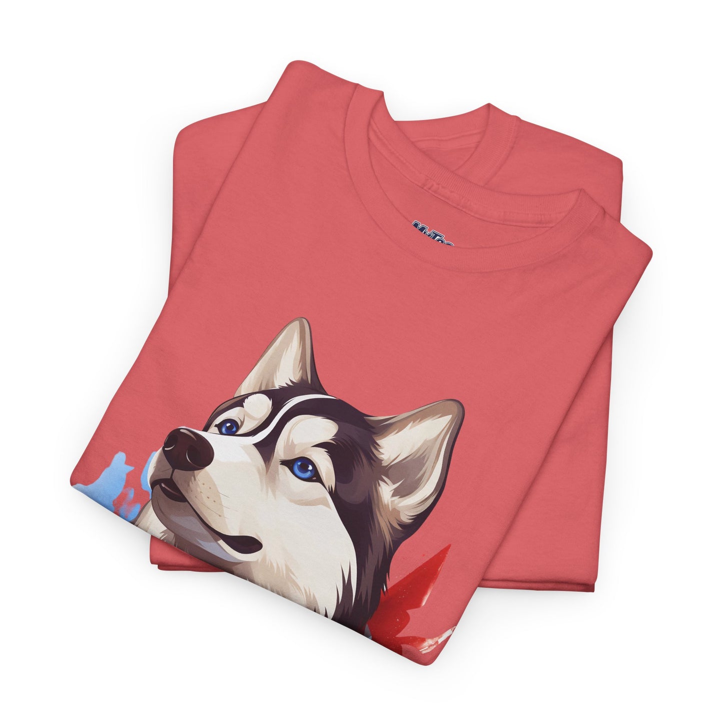 Patriotic Siberian Husky Unisex T-Shirt