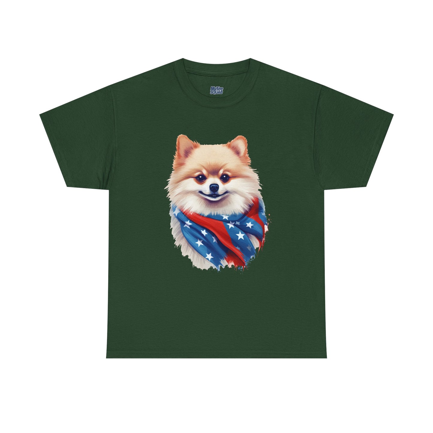 Patriotic pomeranian Unisex T-Shirt