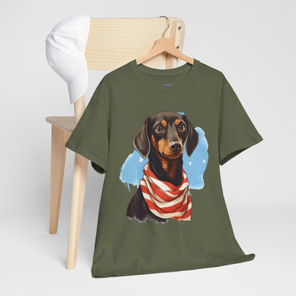Patriotic Dachshund Unisex T-Shirt