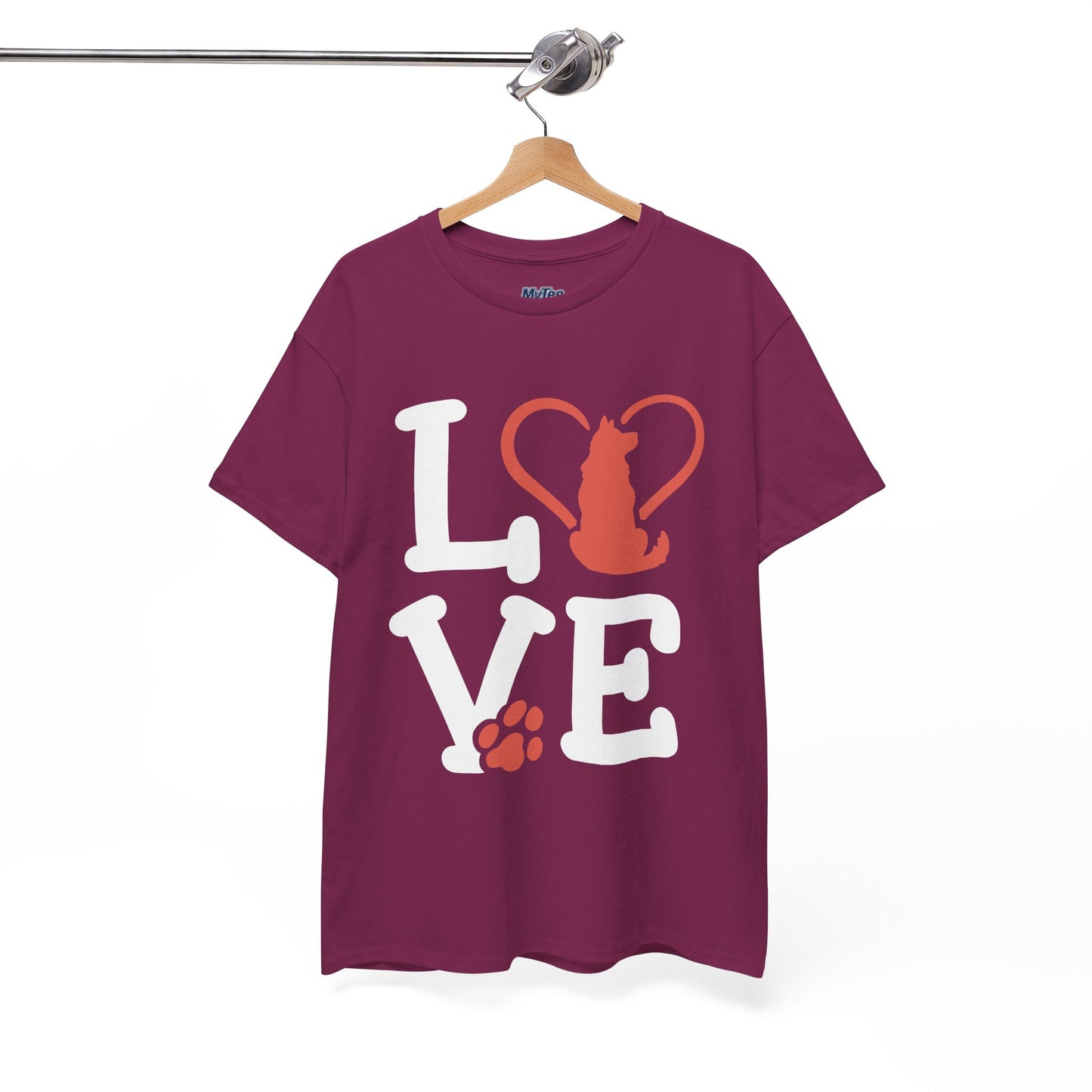 Love Dog Heart T-Shirt