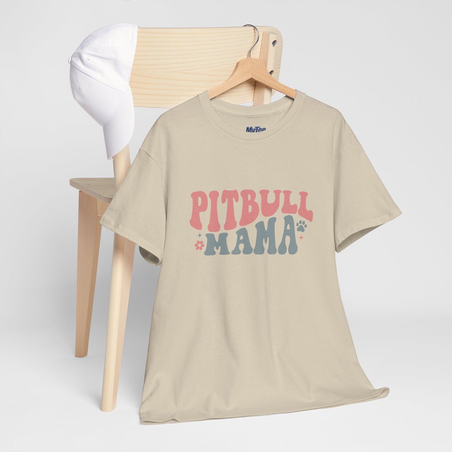 Pitbull Mama Tee – Cute Casual Shirt for Dog Moms & Pet Lovers