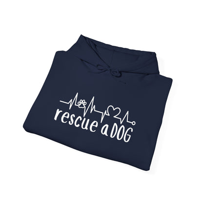 Rescue A Dog Hoodie Pet Lover Unisex Sweatshirt | Adoption Awareness Apparel