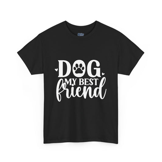 Dog My Best Friend Unisex Heavy Cotton T-Shirt | Pet Owner Apparel