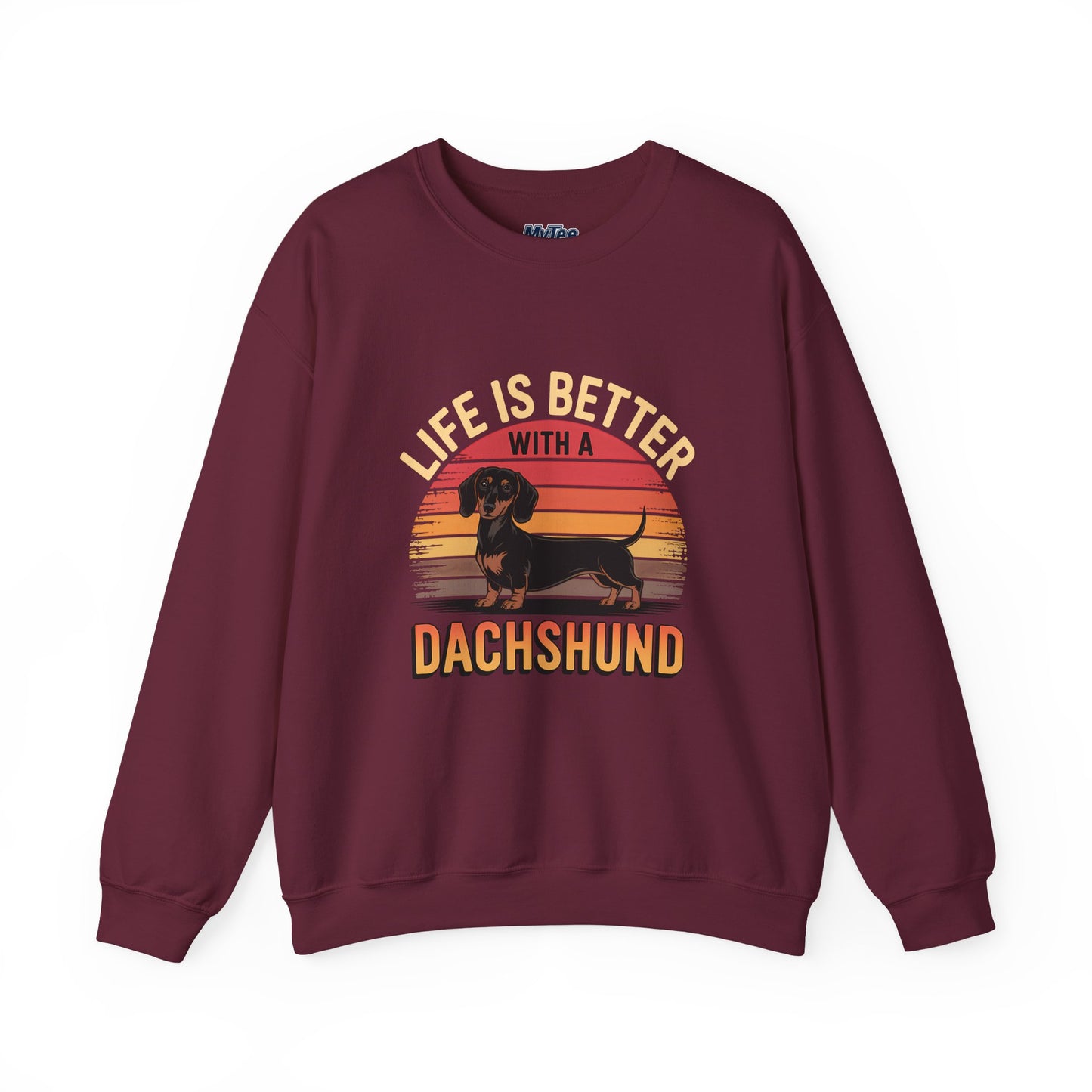 Life Is Better With A Dachshund Unisex Sweatshirt – Cozy Dog Parent Wear