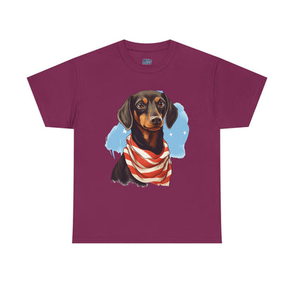 Patriotic Dachshund Unisex T-Shirt