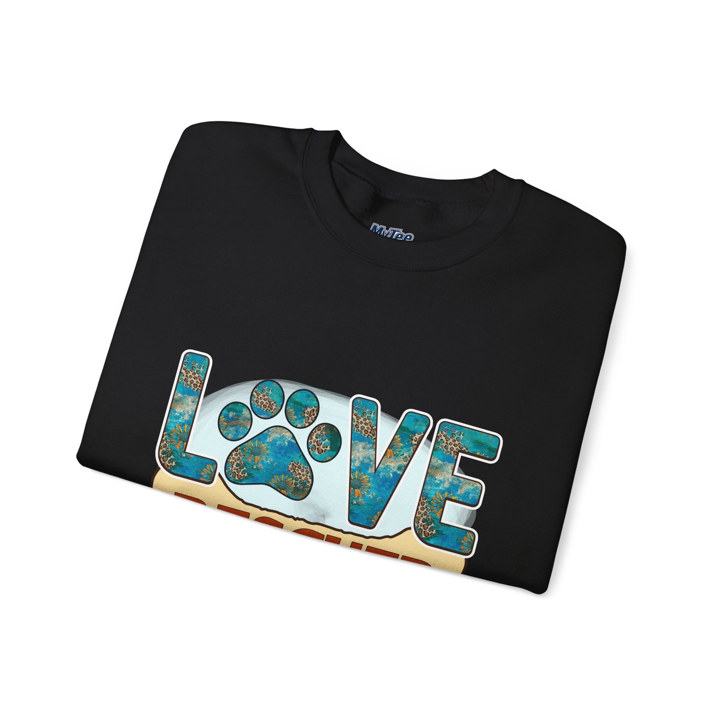 Love Rescued Me Unisex Sweatshirt | Cozy Pet Lover Gift