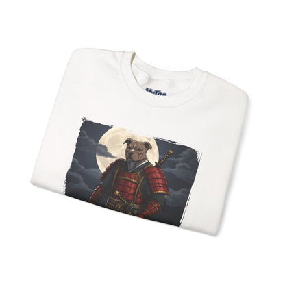 Pitbull Samurai Warrior Sweatshirt | Cozy Crewneck
