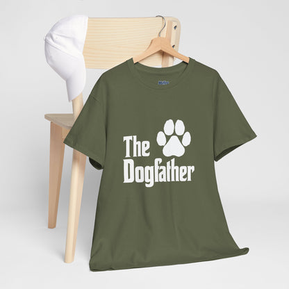 'The Dogfather' The Best Dog Father Cotton T-Shirt