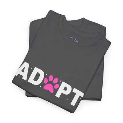 Adopt Unisex T-Shirt – Love In Every Paw Print