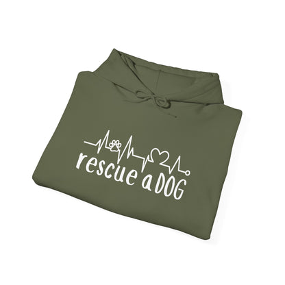 Rescue A Dog Hoodie Pet Lover Unisex Sweatshirt | Adoption Awareness Apparel